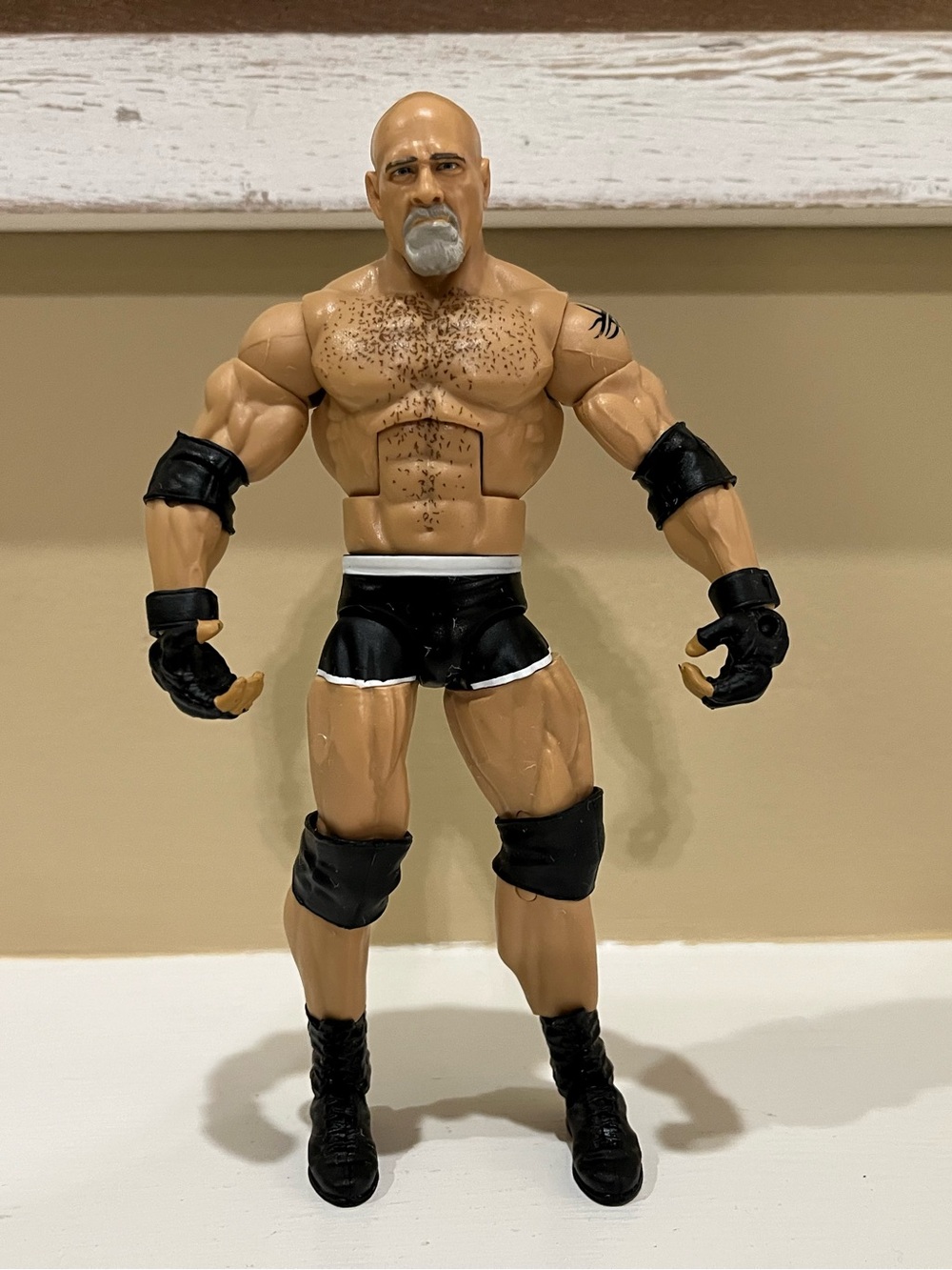 WWE Goldberg Elite Wrestling Action Figure Exclusive Raw Ring Figure Toy